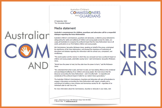 ACCG calls for a respectful dialogue regarding the Voice Referendum