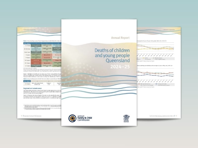Thumbnail for news article child death annual report released