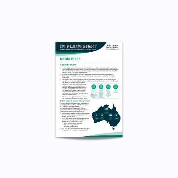 Thumbnail for In Plain Sight media brief