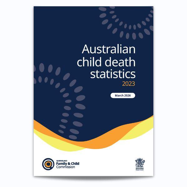 Cover for Australian child death statistics 2023