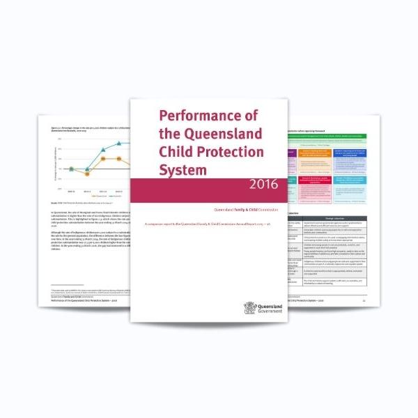 Thumbnail for Annual Report of the performance on the Queensland child protection system 2015–16