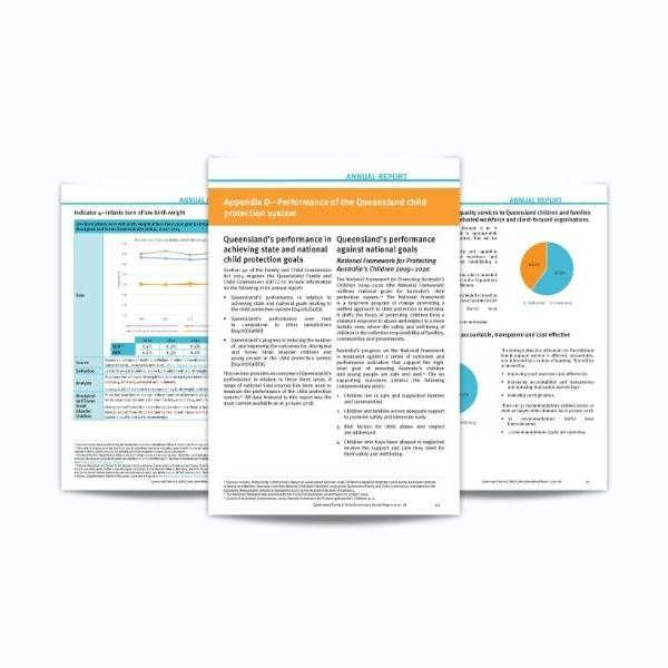 Thumbnail for Annual Report of the performance on the Queensland child protection system 2017–18