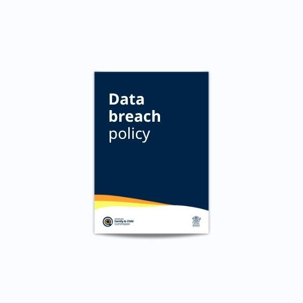 Cover for the Data breach policy