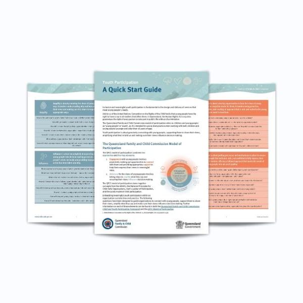 Thumbnail for Child Youth Participation Framework 2022: Youth participation quick start guide