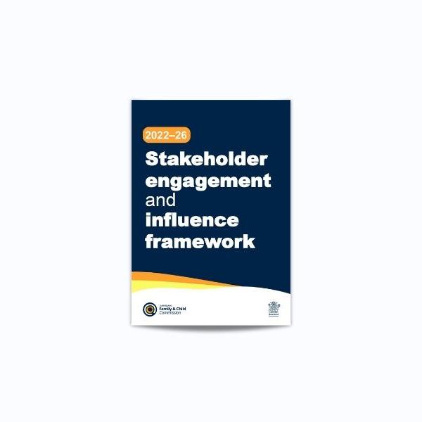 Thumbnail for Stakeholder engagement and influence framework 2022–26