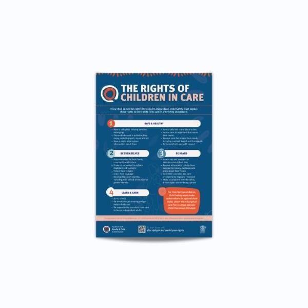 The rights of parents with children in care poster