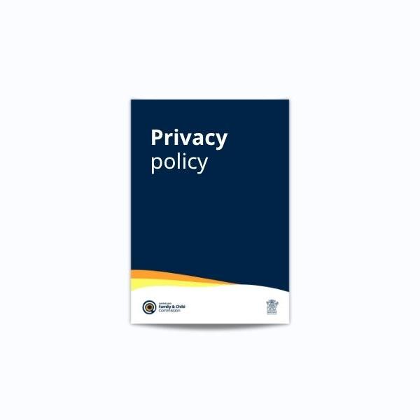 Cover of the Privacy policy