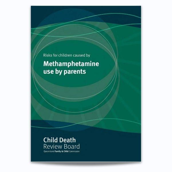 Cover for Risks for children caused by methamphetamine use by parents