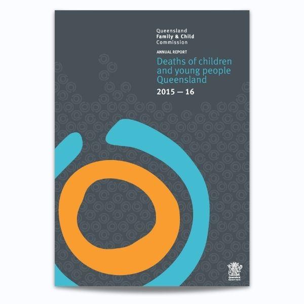 Cover of Annual Report deaths of children and young people 2015–16