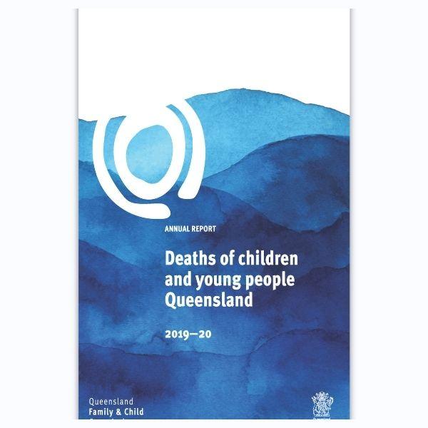 Cover for Annual Report deaths of children and young people 2019–20