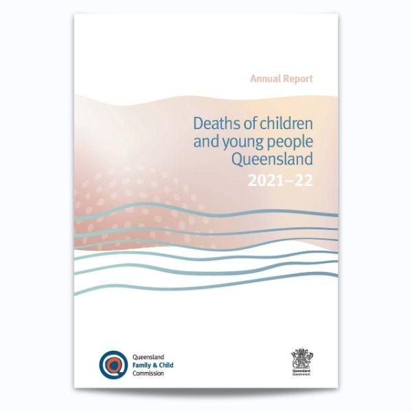 Cover for Annual Report deaths of children and young people 2021–22