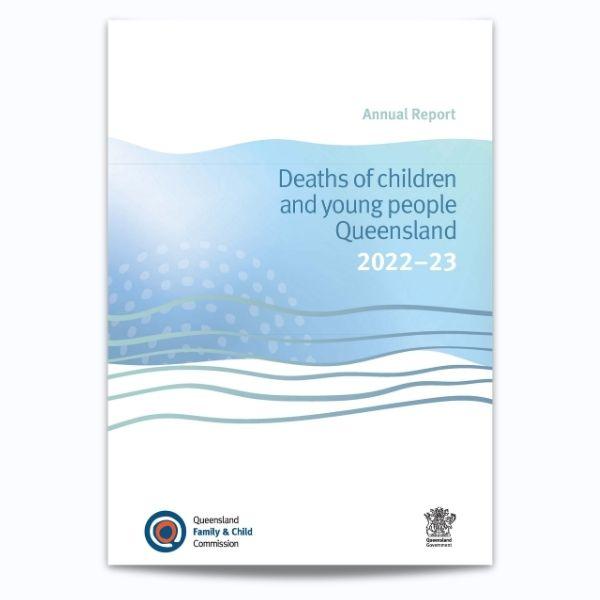 Cover for Annual Report deaths of children and young people 2022–23