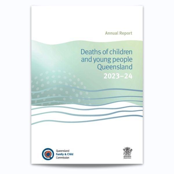 Cover for Annual Report deaths of children and young people 2023–24