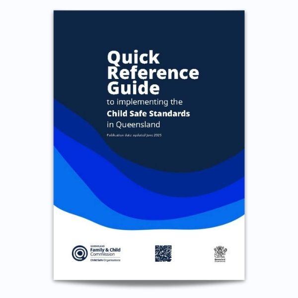 Cover for Quick reference guide for Child Safe Standards