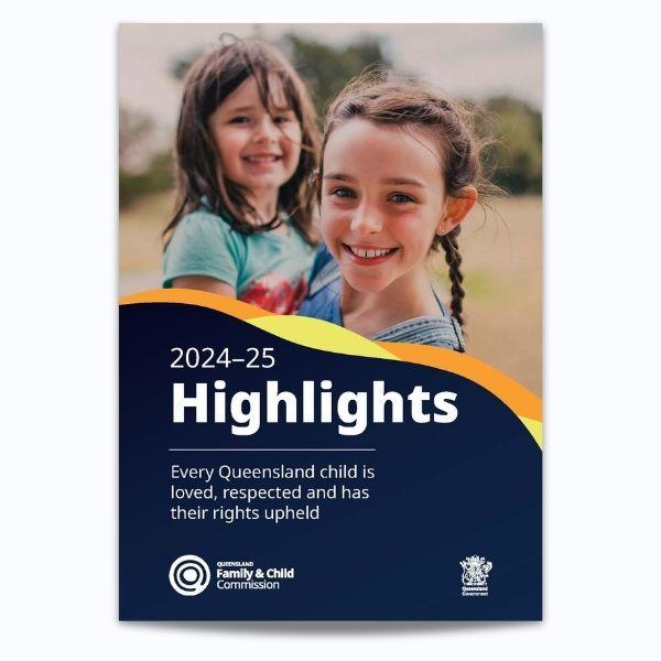 Cover for Annual Report Highlights 2024–25
