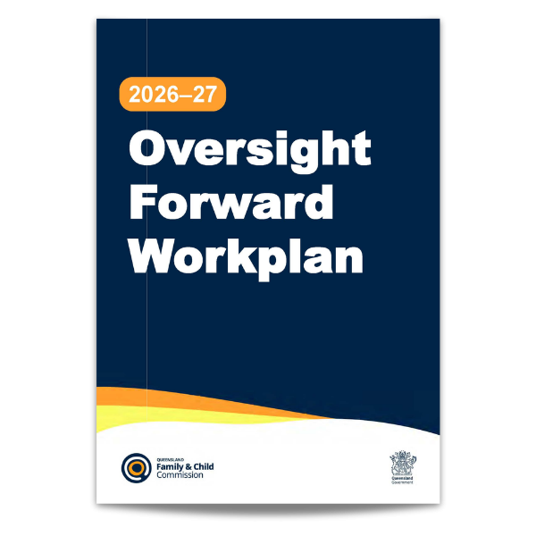 Cover of oversight forward workplan