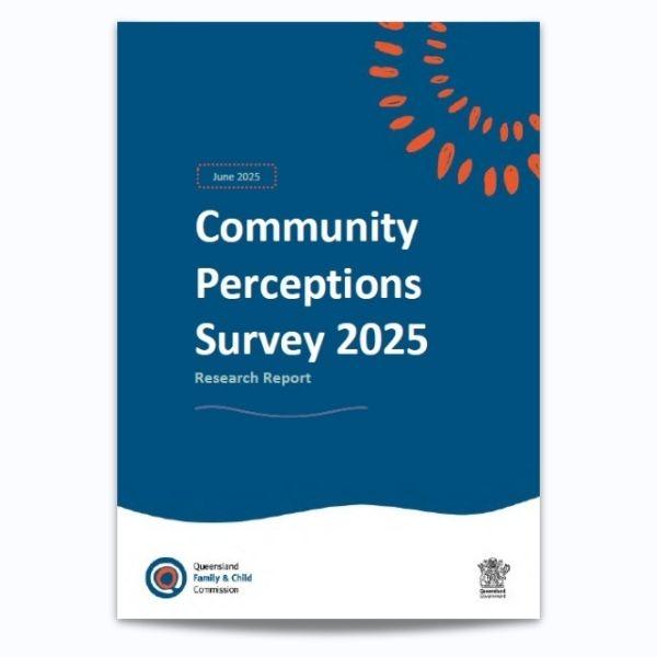 Cover of Community perceptions survey 2025