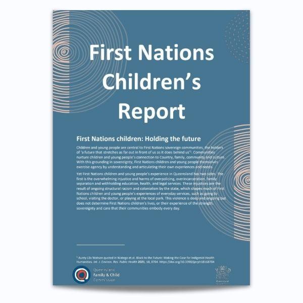 Cover of First Nations Children's Report