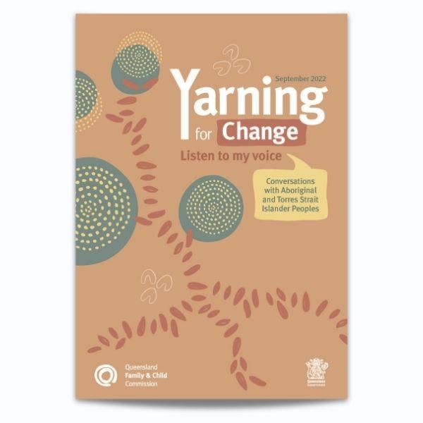 Cover for Yarning for change: Listen to my voice