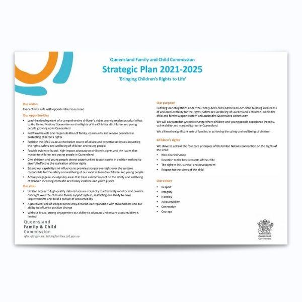 Cover of Strategic Plan 2021–25 (superseded in June 2022)